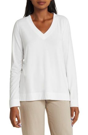 Tommy Bahama Kauai Long Sleeve T-Shirt in White at Nordstrom, Size X-Large