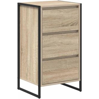 vidaXL Sideboard with Drawer Sonoma 42 x 36 x 75.5 cm Engineered Wood vidaXL