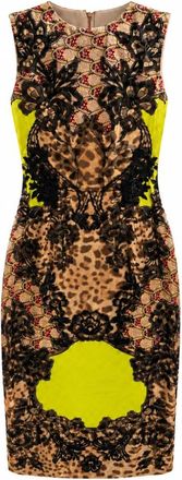 Dolce & Gabbana Floral Lace Long Dress - Dames - Feestkleedjes - Veelkleurig - S - Kleedjes