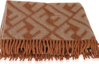 Fendi Alpaca Wool FF Throw