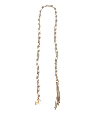 Rosantica Capri crystal-embellished strap - Gold