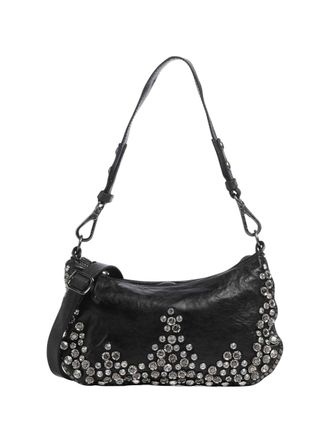 Campomaggi Elongated Zip Closure Shoulder Bag With Decorative Elements