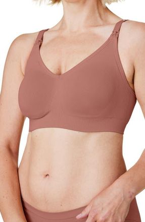 Bravado Designs Body Silk Seamless Recycled Nylon Blend Wireless Maternity/Nursing Bra in Rose Clay at Nordstrom, Size Xx-Large
