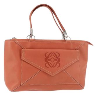 Loewe Pre-owned Handbags, female, Orange, Size: ONE SIZE Pre-owned Hand Bag