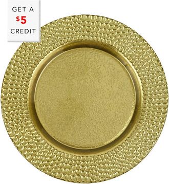 Vietri Vietri Pelli Glass Charger With $5 Credit