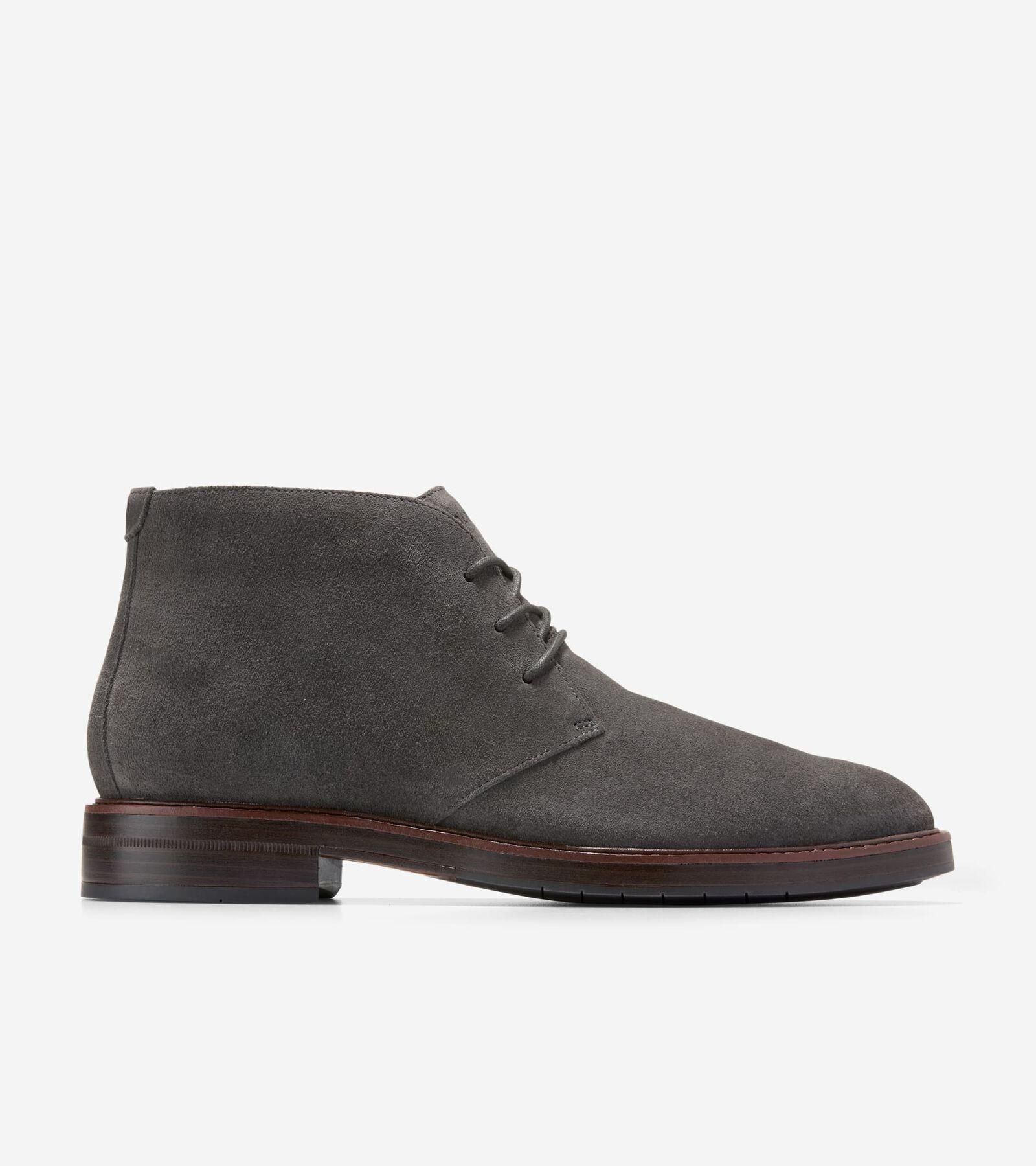 Unisex Julian Dark Grey Antracite Suede Chelsea Boots Suede Chelsea Boots main image 2