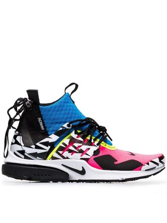 Nike x Acronym Air Presto Mid Racer Pink sneakers - unisex - Calf Leather/Rubber/Polyamide - 4