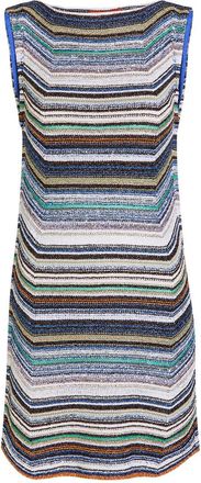 Missoni Striped Metallic-knit Mini Dress - Multicoloured - 42 (UK10 / S)