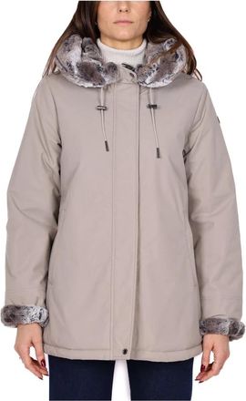 Canadian Technical Jacket - Dames - Winterjassen - Grijs - S - Leer - Jassen