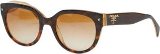 Prada Pre-owned Accessories, female, Brown, Size: ONE SIZE Pre-owned Cat Eye Sunglasses