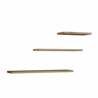 Hucoco Hucoco - Nobi - Juego De 3 Estantes De Pared - 60/45/30 Cm - Estantes Colgantes Para Libros