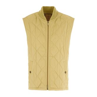 Burberry Vests, male, Green, Size: XL Quilted Gilet