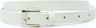 Parosh Bobelt25 Ivory Leather Belt