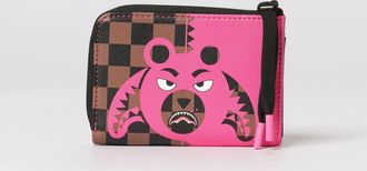 Sprayground Portafoglio Pink And Bear Shark Sprayground in pelle sintetica saffiano