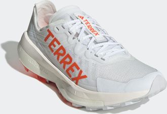 ADIDAS TERREX Trailrunningschuh ADIDAS TERREX AGRAVIC SPEED, Damen, Gr. 38, orange (cloud wei&szlig;, impact orange, dash grau), Synthetik, Textil, Schuhe Trailrunningsch