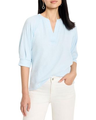 Nic+Zoe Crinkle Knit Café Top