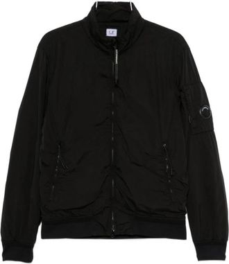 C.P. Company Lens Sleeve Bomberjack - Heren - Bomber jackets - Zwart - M - Jassen