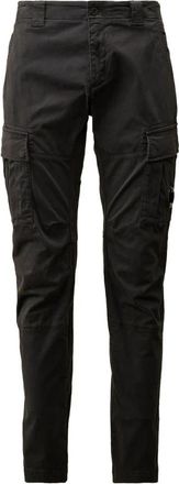C.P. Company Ergonomische Lens Cargo Broek - Heren - Slim Fit Broeken - Zwart - M - Katoen - Broeken