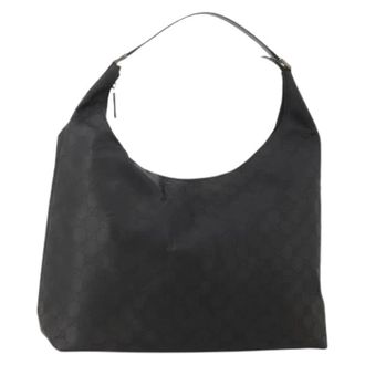 Gucci Pre-owned Vintage Schoudertas - Dames - Pre-owned - Zwart - Maat: ONE Size Nylon