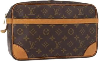 Louis Vuitton Pre-owned Clutches, female, Brown, Size: ONE SIZE Pre-owned Clutch