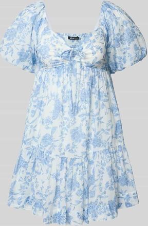Gina Tricot Minikleid mit Puff&auml;rmeln in Bleu, Gr&ouml;&szlig;e XL