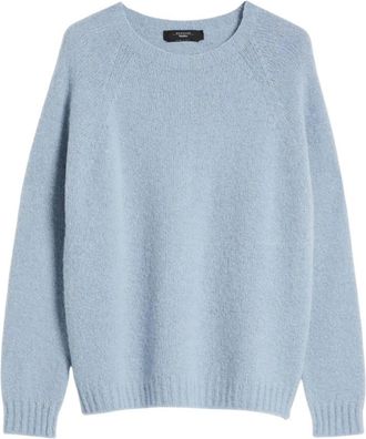 Max Mara Ghiacci Trui - Dames - Ronde hals truien - Blauw - 2XL - Truien & Vesten