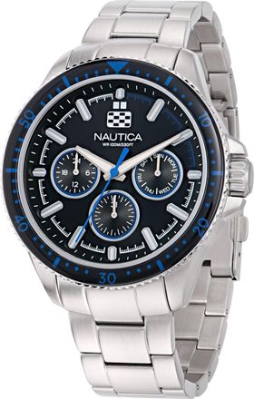Nautica Nct Windrose Stainless Steel 3-Hand Watch