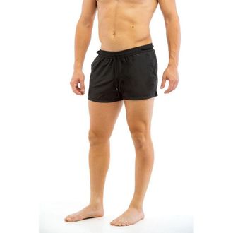Moschino Black Polyester Swim Mens Shorts
