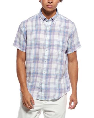 Brooks Brothers Plaid Linen Shirt