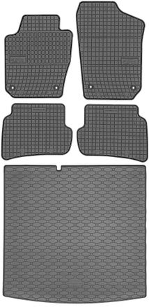 OEM Skoda Fabia Iii Kombi De Enero De 2015 A 2021. Juego De Alfombrillas De Goma Para Coche Y Alfombrilla Para Maletero