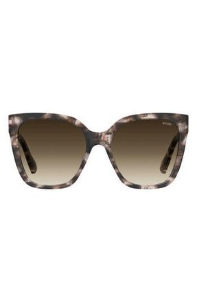 Moschino 55mm Gradient Cat Eye Sunglasses in Pink Havana at Nordstrom Rack
