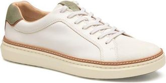 Johnston & Murphy McGuffey 2 Low Top Sneaker in White Fg/Taupe Suede at Nordstrom, Size 10.5