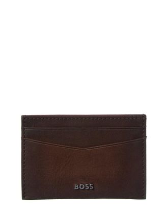 HUGO BOSS New Crosstown Leather Card Holder