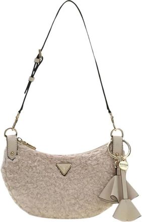 Guess Katie Crossbody Bag - Dames - Schoudertassen - Wit - ONE Size - Polyester - Tassen