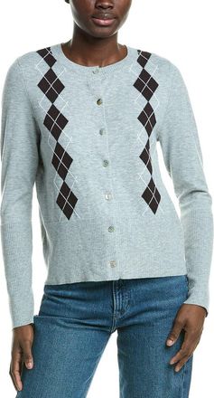 Design History Argyle Cardigan