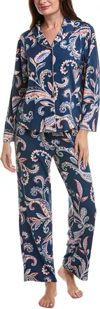 Flora Nikrooz Flora By Flora Nikrooz 2Pc Printed Top & Pant Sleep Set