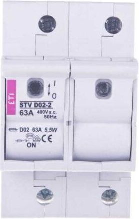 OEM Interruptor Fusible 2p 63a Stv D02 002271003