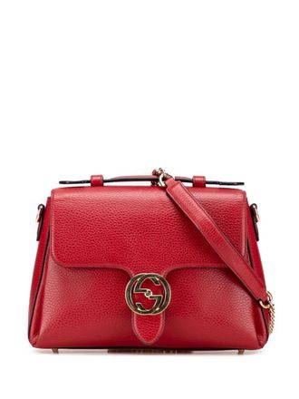 Gucci Borsa a tracolla GG piccola in pelle di vitello stampa Dollaro 2000-2015 - Rosso