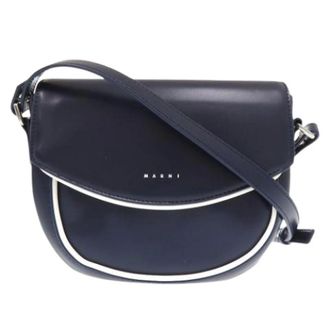 Marni Pre-owned Cross Body Bags, female, Blue, Size: ONE SIZE Pre-owned Shoulder Bag