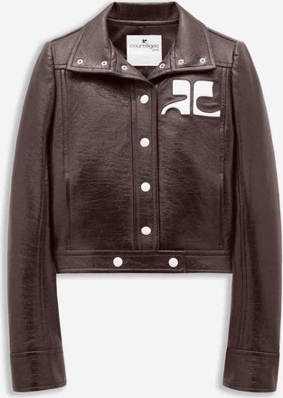 Courrèges Vinyl Biker Jacket
