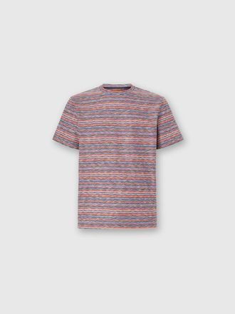 Missoni T-shirt With Flame And Zigzag Pattern in Red & Blue at Nordstrom, Size Xx-Large