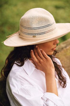 Terrain Vented Crown Sun Hat with Faux Suede Trim