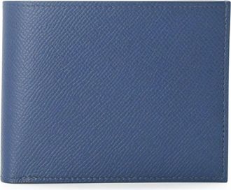Herm&egrave;s Navy Epsom Leather Wallet (Bi-Fold) (Pre-Owned)