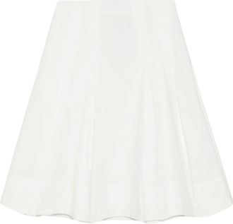SIMKHAI Gonna midi Samantha plissettata - Bianco
