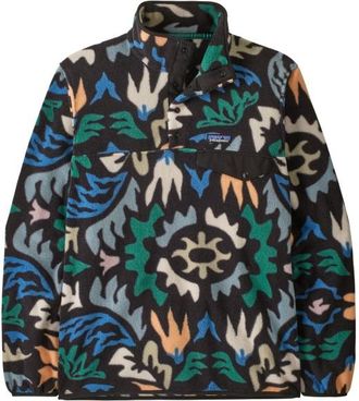 Patagonia Lightweight Synch Snap-T P/O Fleecepullover f&uuml;r Herren | schwarz