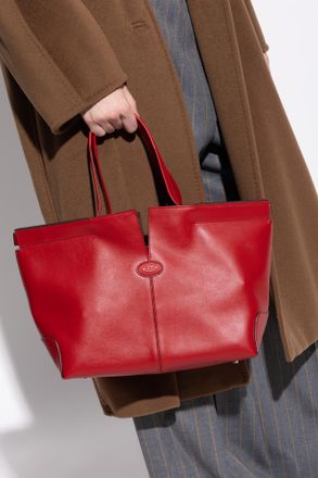 Tod's Di Bag Folio Medium-Small Bag, Womens, Red
