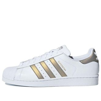 adidas Superstar White Gold Metallic D98001