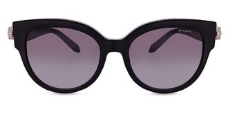 Bulgari BV40086F 01Z Mens Sunglasses Black Size 56