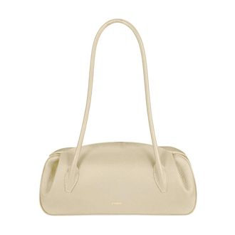 Yuzefi Tassen, Dames, Beige, ONE Size, Oyster Shoulder Bag
