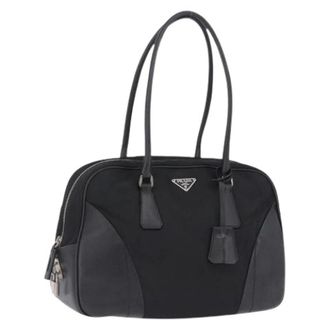 Prada Pre-owned Tote Bag - Dames - Pre-owned - Zwart - Maat: ONE Size Leer